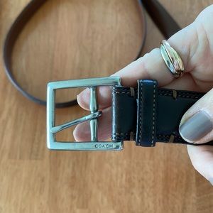 Authentic mens coach leather belt. Well loved with more use to be had
